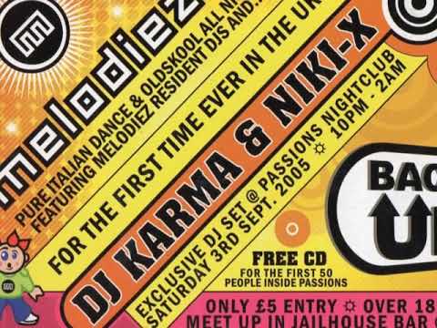 DJ JOHN G feat mc Paul E C & Efeeze @ MELODIEZ Passions Nightclub 3rd Sep 2005 DJ Karma & Niki - X