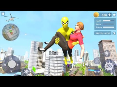 New Flying Spider Superhero City Battle | Flying Hero Vs City Gangster | Android GamePlay