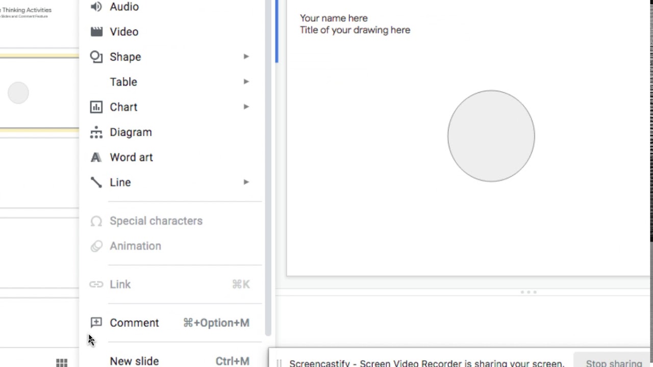 Creative Thinking Activities in Google Slides