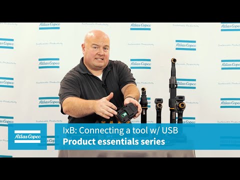 Product Essential Series: IxB: Connecting a tool with USB | Atlas Copco