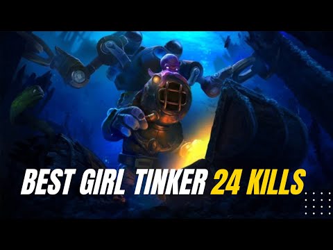 best tinker dota 2 - omg 24 kills tinker girl shirushi | dota 2 7.31d update tinker gameplay