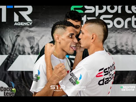 STR Fight Pesagem - Caio "Baiano" x Ygor "Lenhador"