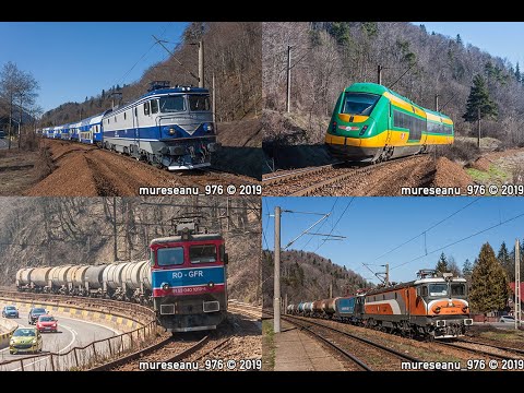 TRAFIC FEROVIAR / RAILWAY TRAFFIC TIMISU DE JOS (BRASOV) - MARTIE 2019
