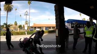 Who are the enemies of Christ, who did Christ die for, Gods wrath & love (Rom 5:6-11 @ bus depot)