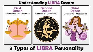 Different Types of Libra Personality || Understanding Libra Decans #libra