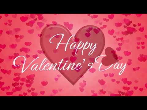 Hearts background 💖 is a screensaver for Valentine's Day. Footage. Postcard