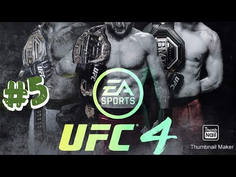 UFC 4 Career Mode Walkthrough Gameplay Part 5 - Submission