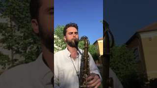 Ben Flocks playing Borgani Tenor Sax Vintage at Umbria Jazz Spring 17