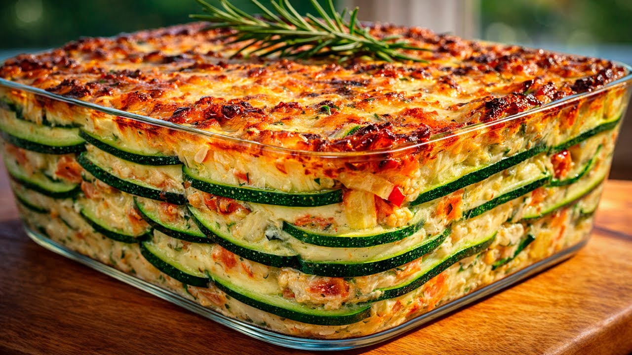Baked Zucchini Casserole by Frische Rezepte — recipe photo