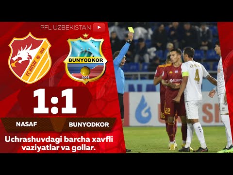 NASAF 1:1 BUNYODKOR Coca-Cola Superliga. 23-tur