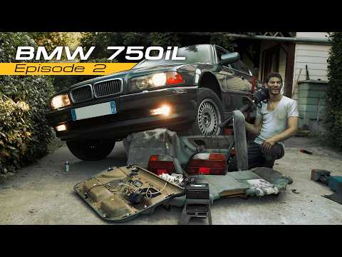 Sorting out all the issues of this BMW V12 sedan that sat 10 years in a field - 750iL Episode 2