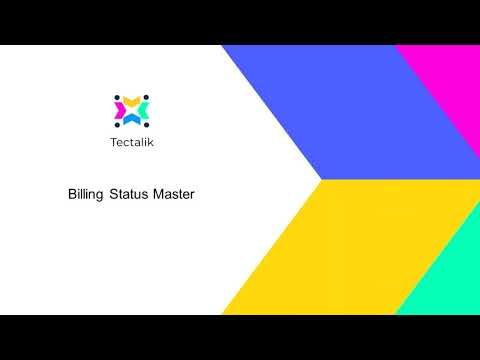 Tectalik Projects - Billing status master