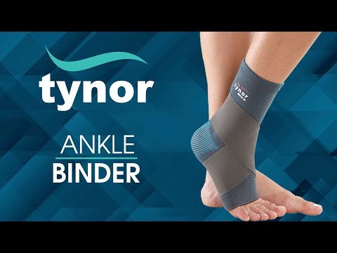 How to wear Tynor Ankle Binder for effective hold & partial immoblization of the ankle