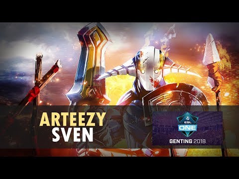 Arteezy (Sven) EG vs PENTA @ ESL Genting 2018