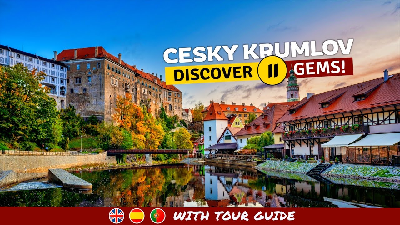 Immersive street-level walking tour through Český Krumlov, Czech Republic, showcasing authentic urban landscapes, local architecture, and the vibrant atmosphere of the city's neighborhoods
