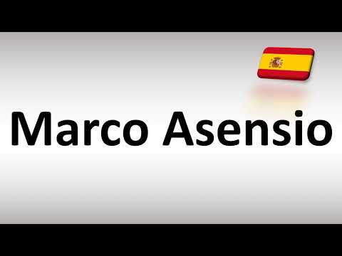 How to Pronounce Marco Asensio (Spanish Footballer)