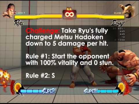 SF4 Combo Challenge 01: Ryu
