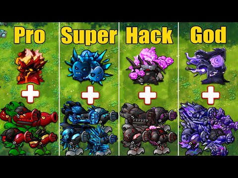 PVZ 1 Fusion 3.3 Challenge!! Team Gatling VS Team Torchwood VS Obsidian Gargantuar - Who Will Win?