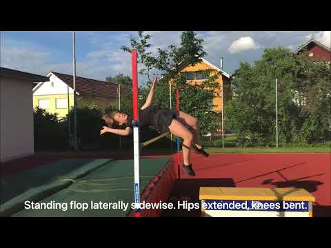 High Jump Made Simple, The Right Rotation – Exercise No. 6: Standing Flop Sidewise from the Box