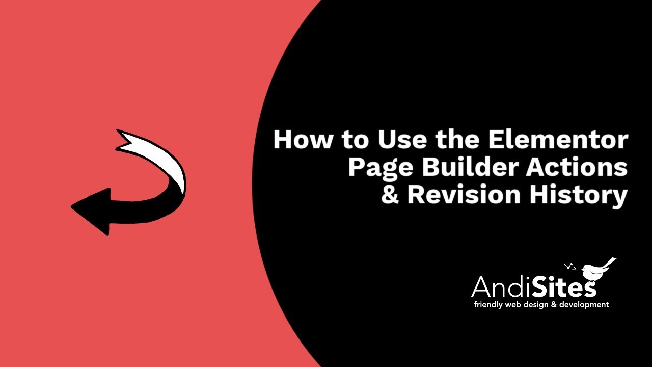 UPDATED:  How to Use the Elementor Page Builder Actions & Revision History