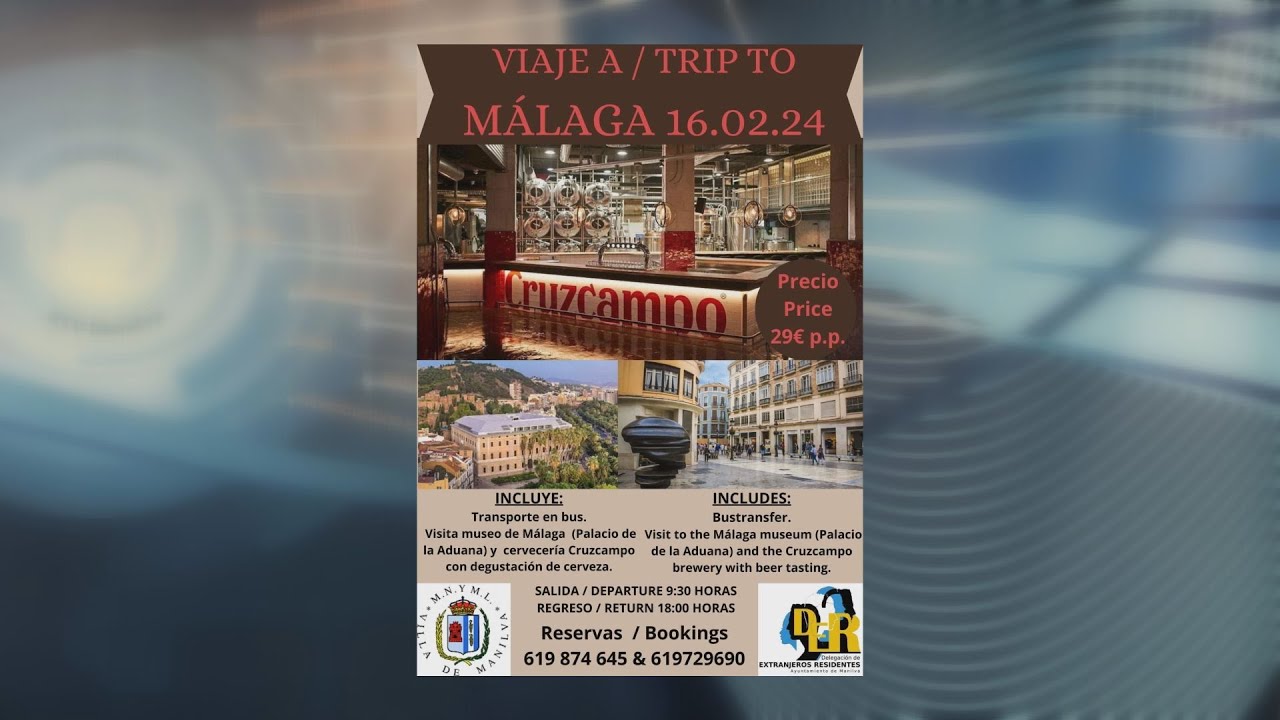 El 16 de febrero se  hará un viaje a Málaga