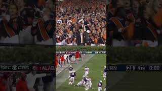 Auburn&#39;s band LOST THEIR MINDS during The Kick Six 🤣 #shorts