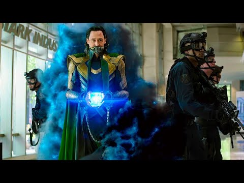 Loki Escapes With Tesseract Scene - Hulk "NO STAIRS!!!!" - Avengers: Endgame (2019) Movie Clip