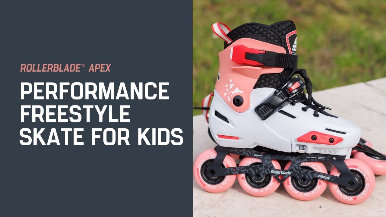 ROLLERBLADE Inline-Skates Apex Platin/Coral, 37-40