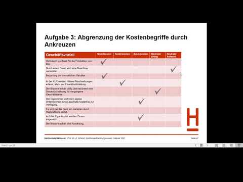 Einführung Rechnungswesen – Begriffe und Grundlagen Teil 4