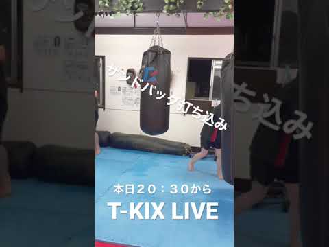 サンドバッグ打ち込み練習！【ショート動画】