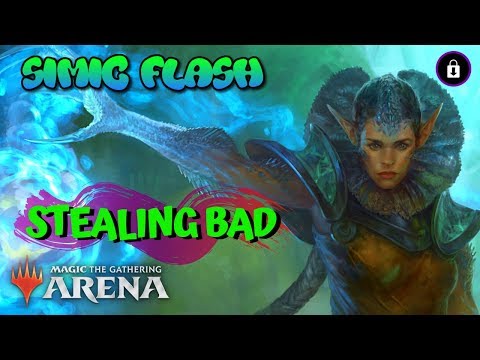 STEALING MY BOARD!! | SIMIC FLASH | MTG Arena Ranked