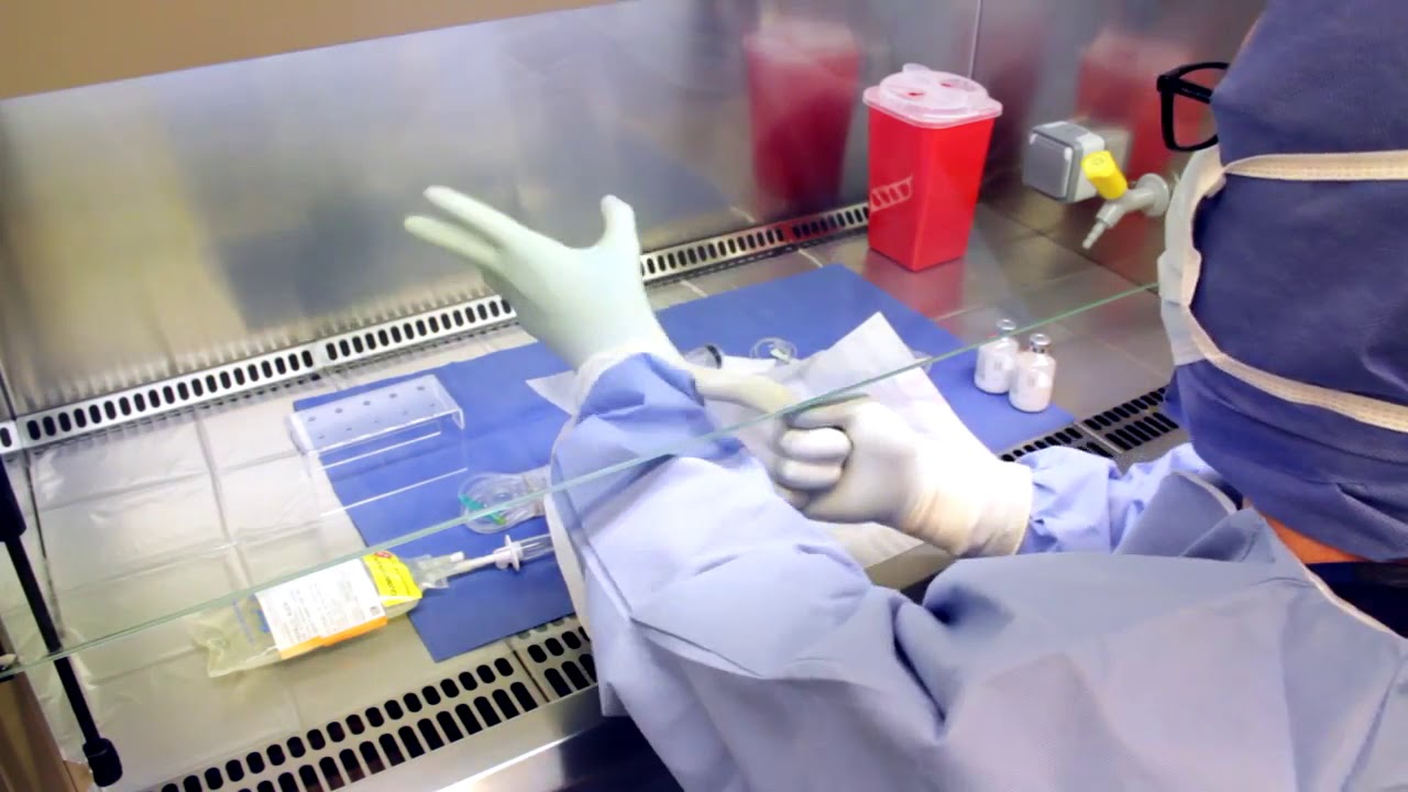 Farmacia oncológica: Preparación del campo de trabajo