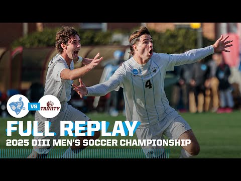 Tufts vs. Trinity (TX): 2025 NCAA DIII men's soccer championship | FULL REPLAY