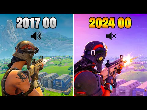 OG Fortnite Sound Effects VS Now (2017 vs 2024)