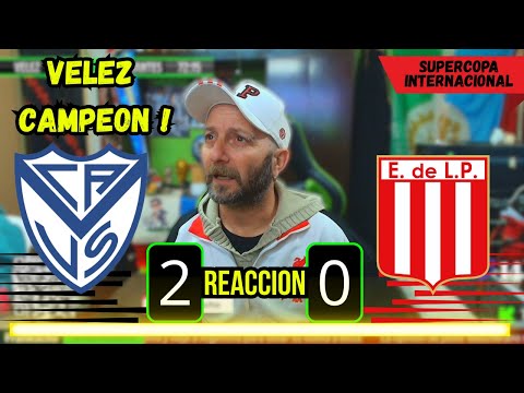 VELEZ 2 vs ESTUDIANTES 0 - Reacciones de Hinchas - SUPERCOPA INTERNACIONAL - VELEZ CAMPEON