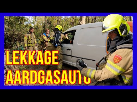 Lekkage Aardgasauto  (CNG)  - VOLUNTEERS DUTCH FIREFIGHTERS -