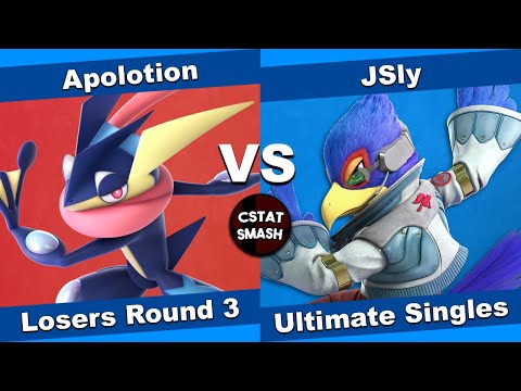 No Caps 31 Losers Round 3 - Apolotion (Greninja) vs B&L| JSly (Falco) - SSBU