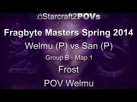 SC2 HotS - Fragbyte Masters 2014 - Welmu vs San - Group B - Map 1 - Frost - Welmu