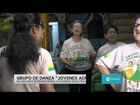 Grupo de Danza Jóvenes Adultas representa a Puyango en el FIAVL 2025