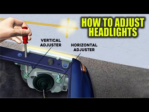 How to Adjust, Align, and Aim Car Headlights at Home | Headlight Adjustment