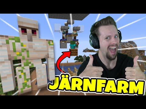 HUR SVÅRT ÄR DET ATT GÖRA EN JÄRNFARM I MINECRAFT - Lets play - S6E19