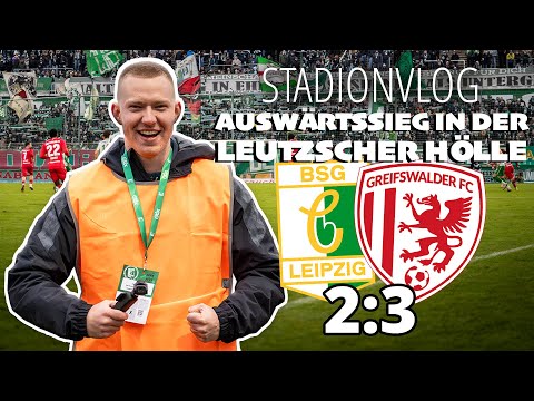 HOTEL, CABIN, ATMOSPHERE | Behind the SCENES at CHEMIE LEIPZIG vs. GREIFSWALDER FC | Stadium Vlog