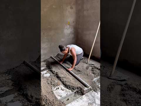 Batendo contra piso do meu quarto #construction #facavocemesmo #casa #construçao #sonho