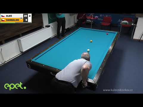 Czech Tournament | 3-cushion | Grand prix 3C | Q | Jan Aleš v Vladimír Hambálek