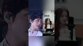 bts v and nancy video X bts v reaction to nancy momoland #subscribe #bts #taecy #shorts #nancy
