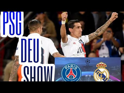 CHAMPIONS LEAGUE - PSG  3X0 REAL MADRID - DIMONSTRO MARIA