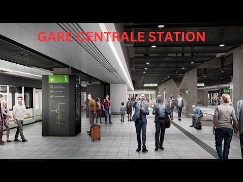 Tour of Gare Centrale REM Station
