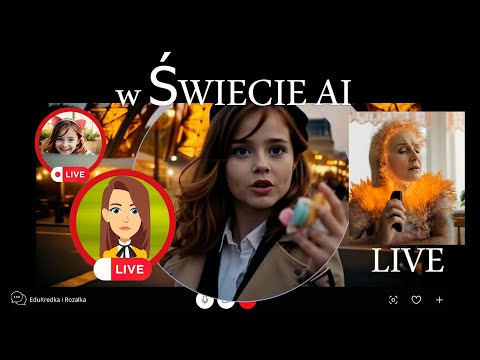 EduKredka i ciekawska Rozalka - W świecie AI