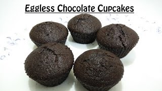 Eggless Chocolate Cupcakes Recipe in Hindi By Cooking with Smita