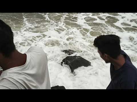 Beach Big and crazy Ocean waves